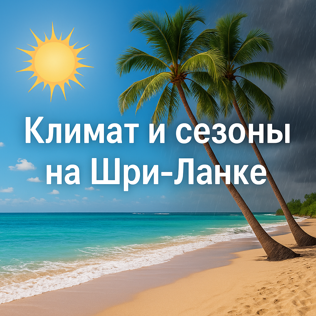 Сезон и несезон на Шри-Ланке. Погода на острове