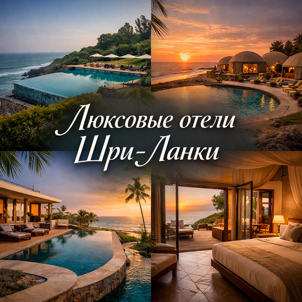 Люксовые отели Шри-Ланки у океана: лучшие 5* отели с вау-эффектом