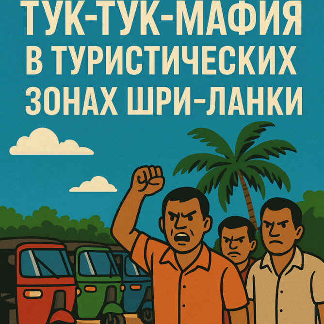 Тук-тук-мафия в туристических зонах Шри-Ланки  против сервиса PickMe