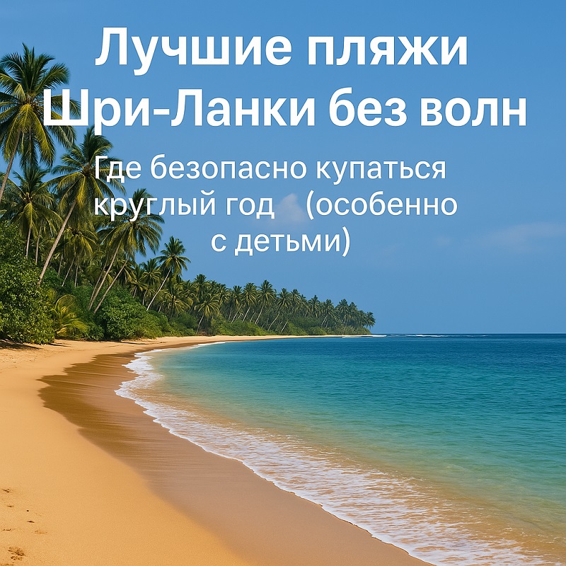 Пляжи без волн. Шри-Ланка